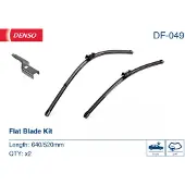 Denso Wischblatt Flat Blades DF-049, 640/520mm, Vorne, 2 Stück