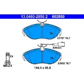 Ate Bremsbelagsatz, Scheibenbremse 13046028502 für PEUGEOT CITROËN FIAT