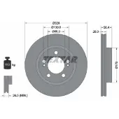 Textar Bremsscheibe 92332803 320mm 28mm für SSANGYONG