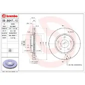 Brembo Bremsscheibe 09b64711 276mm 26mm für PROTON MITSUBISHI