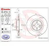 Brembo Bremsscheibe 09b75411 316mm 22mm für MINI