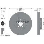 Textar Bremsscheibe 92288825 zweiteilig 348mm 36mm für BMW TOYOTA