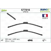 Valeo Silencio 2x Wischerblätter VF810 - Vorne - 550 mm / 475 mm