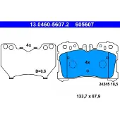 Ate Bremsbelagsatz, Scheibenbremse 13046056072 für LEXUS