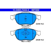 Ate Bremsbelagsatz, Scheibenbremse 13046072222 für RENAULT