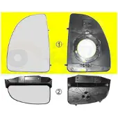 VAN WEZEL Spiegelglas, Außenspiegel 1747832 rechts für FIAT