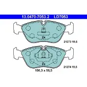 Ate Bremsbelagsatz 13.0470-7053.2, Vorne, Keramik