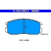 Ate Bremsbelagsatz, Scheibenbremse 13046059532 für MITSUBISHI PROTON