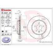 Brembo Bremsscheibe 09.D551.23, hinten, belüftet, hochkarbonisiert, 1 Stück