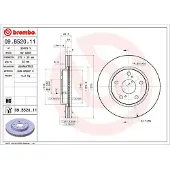 Brembo Bremsscheibe 09b52011 275mm 25mm für TOYOTA