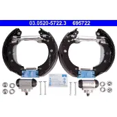 Ate Bremsbackensatz 03052057223 für NISSAN RENAULT