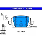 Ate Bremsbelagsatz, Scheibenbremse 13046028582 für VAUXHALL