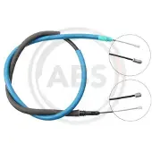 ABS A.B.S. Seilzug, Feststellbremse k13216 für PEUGEOT FIAT