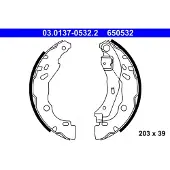 Ate Bremsbackensatz 03.0137-0532.2