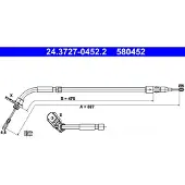 Ate Seilzug, Feststellbremse 24372704522 für MERCEDES-BENZ