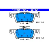 Ate Bremsbelagsatz, Scheibenbremse 13046073012 für PEUGEOT