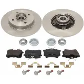 MAPCO Bremsensatz, Scheibenbremse 47361 Hinterachse voll 249mm 9mm für PEUGEOT OPEL DS CITROËN FORD VAUXHALL FIAT RENAULT TRUCKS AUDI SKODA VW