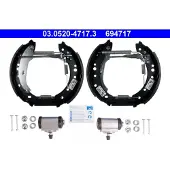 Ate Bremsbackensatz 03052047173 für RENAULT