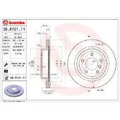 Brembo Bremsscheibe PRIME LINE - UV Coated 09.R121.11