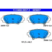 Ate Bremsbelagsatz 13.0460-5657.2, Hinten
