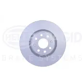 Hella Bremsscheibe 8dd355112601 284mm 22mm für VAUXHALL FERRARI