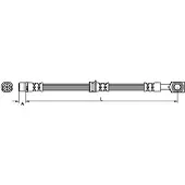 METZGER AUTOTEILE Bremsschlauch 4110524 für OPEL