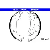Ate Bremsbackensatz 03013704152 für FIAT