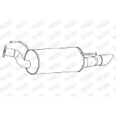 Walker Endschalldämpfer 25286 für NISSAN