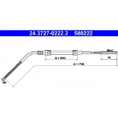 Ate Seilzug, Feststellbremse 24372702222 für BMW