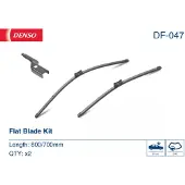 Denso Flat Scheibenwischer Vorne für OPEL ZAFIRA TOURER C (P12) Rahmenlos