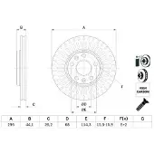 Bosch Bremsscheibe 0 986 479 E77