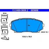 Ate Bremsbelagsatz, Scheibenbremse 13046056062 für MAZDA