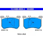 Ate Bremsbelagsatz, Scheibenbremse 13046048692 für MERCEDES-BENZ