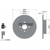Textar Bremsscheibe 92124703 264mm 10mm für VAUXHALL OPEL