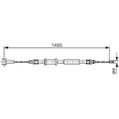 Bosch Seilzug, Feststellbremse 1987482214 für PEUGEOT
