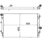 MAHLE ORIGINAL Kühler, Motorkühlung cr1539002s für CUPRA