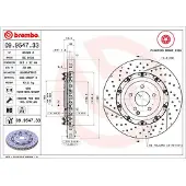 Brembo Bremsscheibe 09954733 360mm 32mm für MERCEDES-BENZ