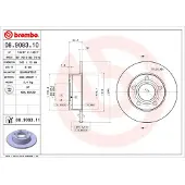 Brembo Bremsscheibe 08.9083.11
