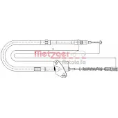 METZGER Seilzug, Feststellbremse 109871 hinten rechts für MERCEDES-BENZ