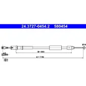Ate Seilzug, Feststellbremse 24372704542 für MERCEDES-BENZ