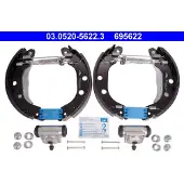 Ate Bremsbackensatz 03052056223 für NISSAN RENAULT