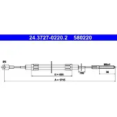 Ate Seilzug, Feststellbremse 24372702202 für BMW