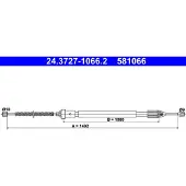 Ate Seilzug, Feststellbremse 24372710662 für RENAULT