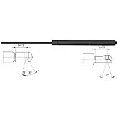 METZGER 2110268 Gasfeder Heckklappendämpfer für OPEL VECTRA B Caravan (31) 567mm