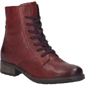 Josef seibel Stiefelette "Kate 17, bordeaux", Damen, Gr. 40, rot (bordeaux), Obermaterial: 100% Rindsleder Leather cow., Schuhe Stiefelette