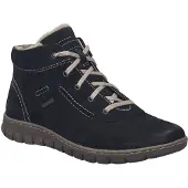 Josef seibel Stiefelette "Steffi 53, schwarz-kombi", Damen, Gr. 37, schwarz (schwarz, kombi), Obermaterial: 100% Rindsleder Leather cow., Schuhe Stiefelette