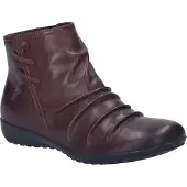 Josef seibel Stiefelette "Naly 12, bordeaux", Damen, Gr. 40, rot (bordeaux), Obermaterial: 100% Rindsleder Leather cow., Schuhe Stiefelette