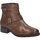 Josef seibel Stiefelette "Kate 21, cognac", Damen, Gr. 42, braun (cognac), Obermaterial: 100% Rindsleder Leather cow., Schuhe Stiefelette