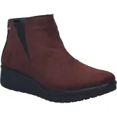 Josef seibel Stiefelette "Calais 54, bordeaux", Damen, Gr. 38, rot (bordeaux), Obermaterial: 100% Textilmaterial TEXMAT., Schuhe Stiefelette