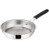 Lagostina Tempra Stahl Pfanne Ø 24 cm aus Edelstahl 18/10, Induktionspfanne